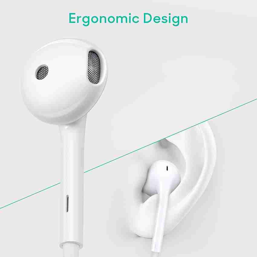 Mi earphone white colour store
