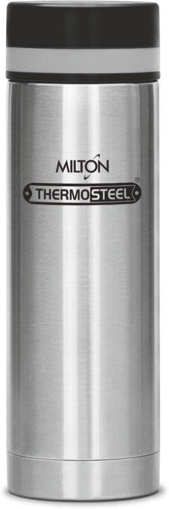 Milton Thermosteel Optima Flask, Steelplain,Silver