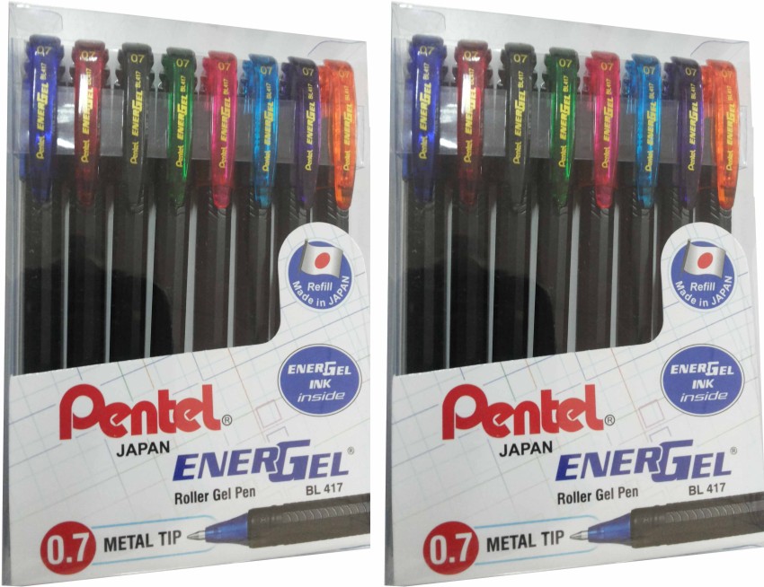 PENTEL ENERGEL 8 PCS SET by THE MARK Gel Pen - Buy PENTEL ENERGEL
