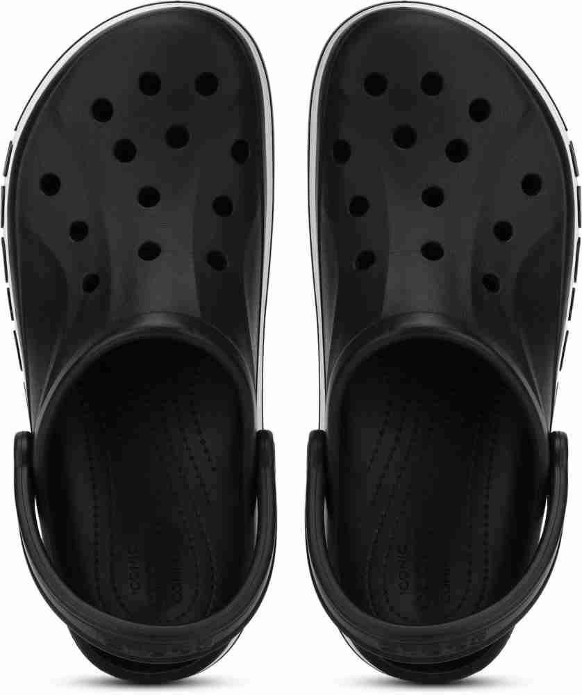 Crocs Mens Bayaband Flip Flop Sandal Size 8-9 Black Water Friendly  Lightweight