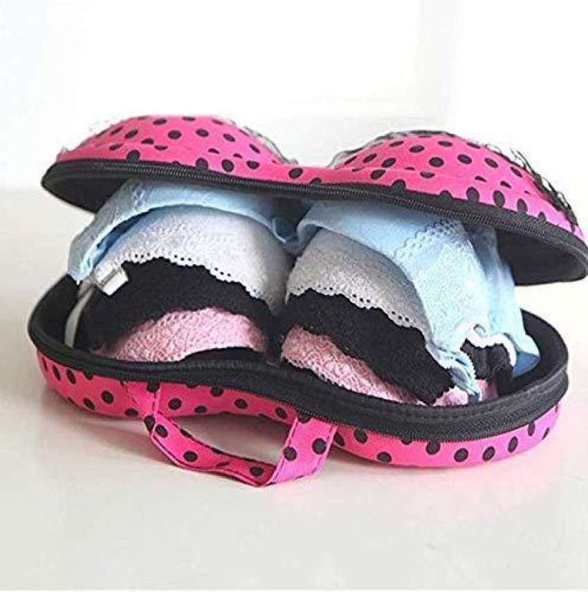 GaxQuly Bra and Panty, Lingerie Organiser Travel Bag Underwear Bra Storage  Case Multicolour - Price in India