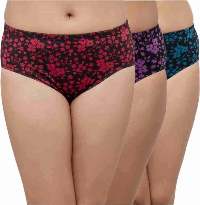 Panties Black Ladies Printed Cotton Underwear, Mid, Size: Medium at best  price in Ahmedabad