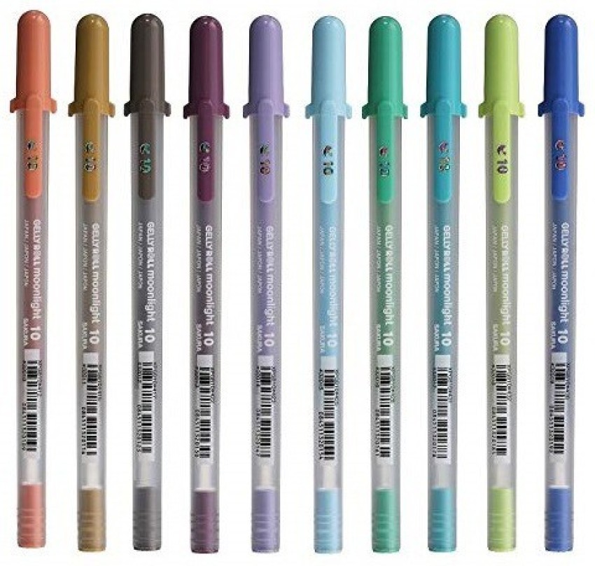 Sakura Gelly Roll Metallic Medium Point Pens - Assorted Colors - 10 pack