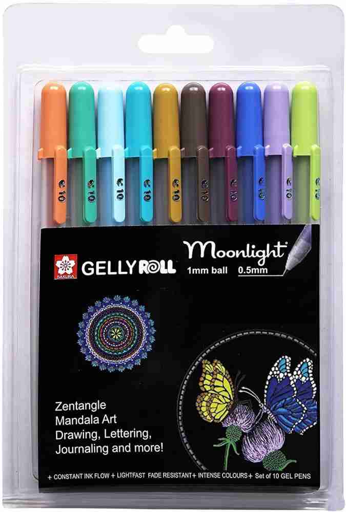 Sakura Gelly Roll Metallic Medium Point Pens - Assorted Colors - 10 pack