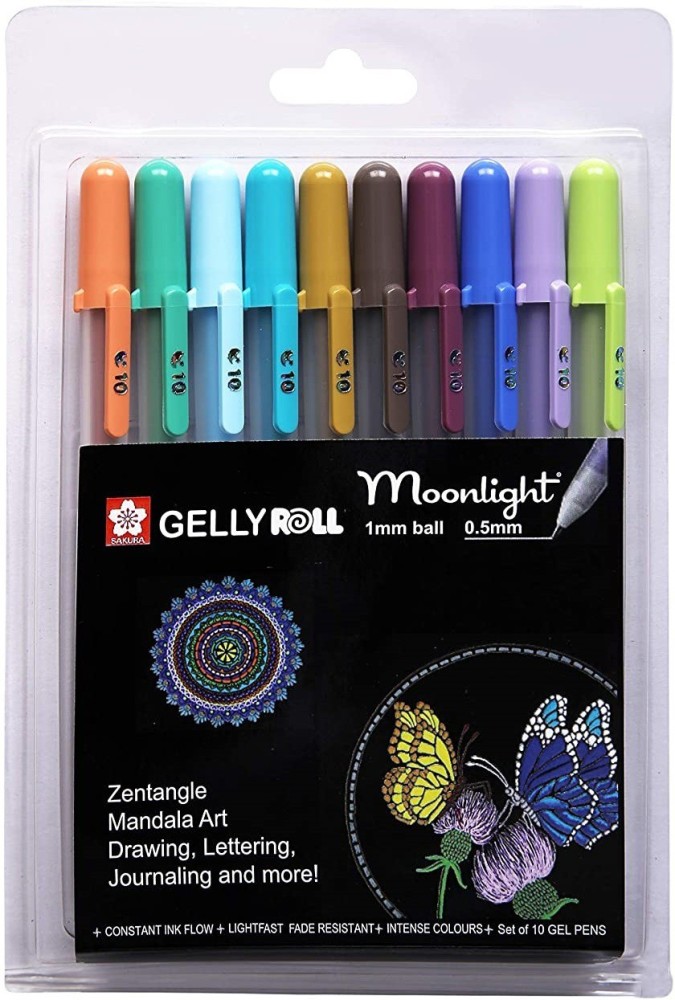 SAKURA Gelly Roll Moonlight Opaque Pastel Color Gel Pen - Buy SAKURA Gelly  Roll Moonlight Opaque Pastel Color Gel Pen - Gel Pen Online at Best Prices  in India Only at