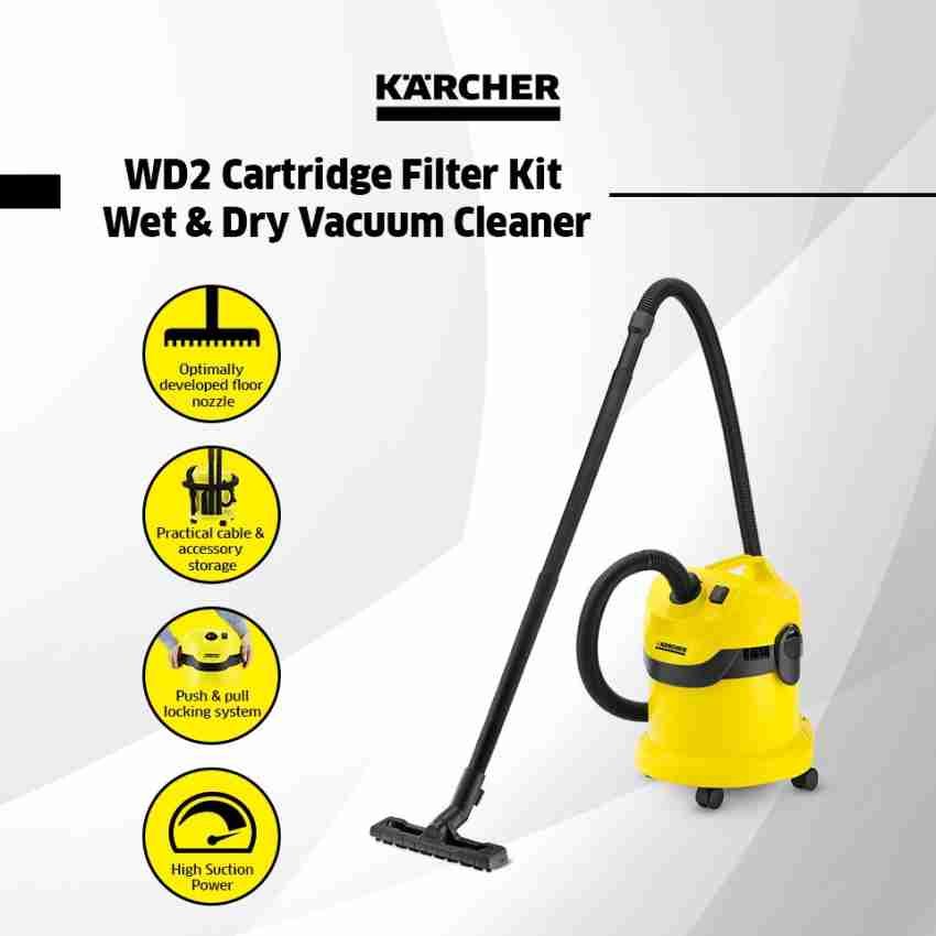 Compatible avec le filtre d'aspirateur Karcher Wet&dry Wd2 et 10x
