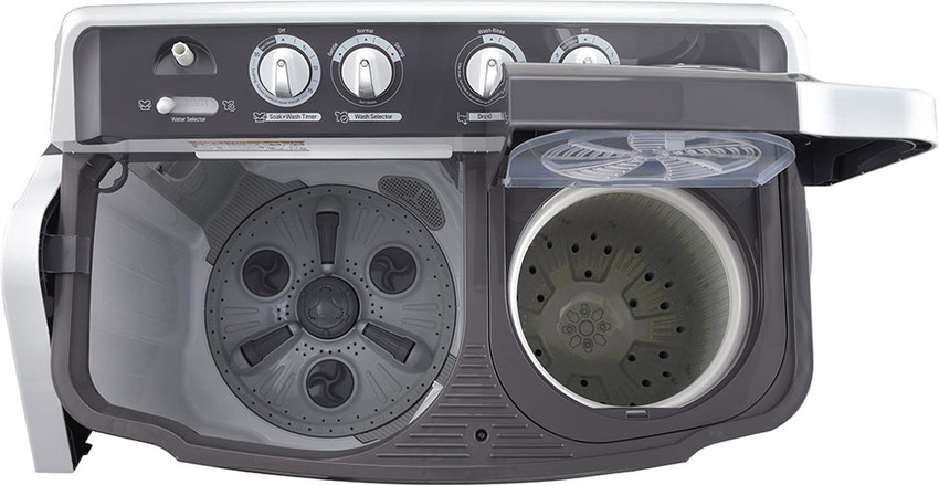 LG 7.5 kg Semi Automatic Top Load Washing Machine White Grey Price in India Buy LG 7.5 kg Semi Automatic Top Load Washing Machine White Grey online at Flipkart