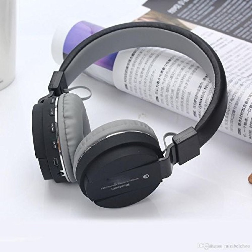 Allmusic wireless headphone with memory card slot for running