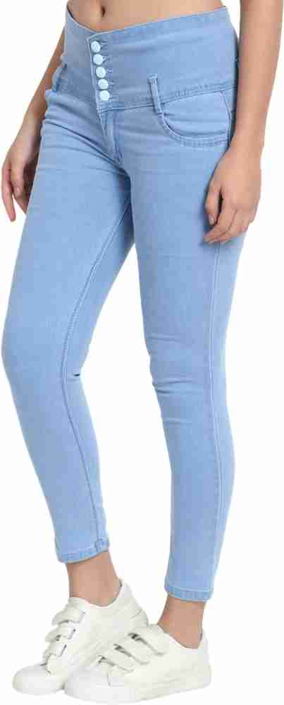 Buy SKIIE STREET Cotton Light Blue Women Jeans Online at Best Prices in  India - JioMart.