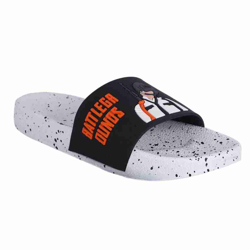 ShoeAdda Men Men White Pubg Slides Boys Casual Chappals Home