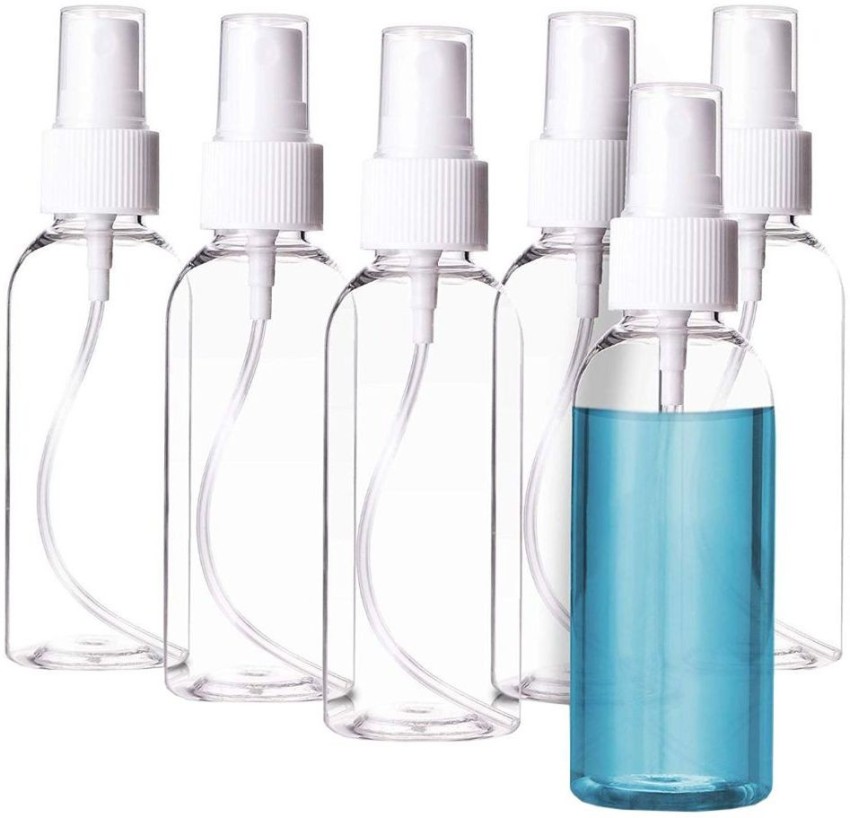 8 X Spray Bottle 100ml Transparent Atomizer Empty Fine Mist Spray Bottle  Refillable