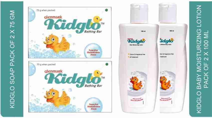 Kidglo baby lotion top