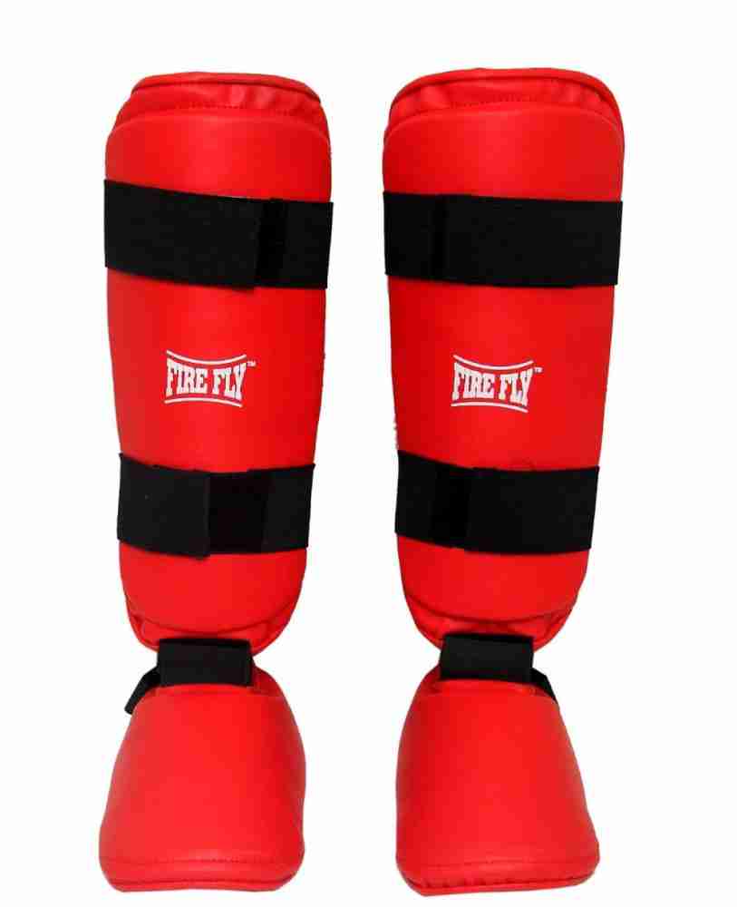 Synlark Taekwondo Karate Shin Leg Guard Pads PU Instep Protective