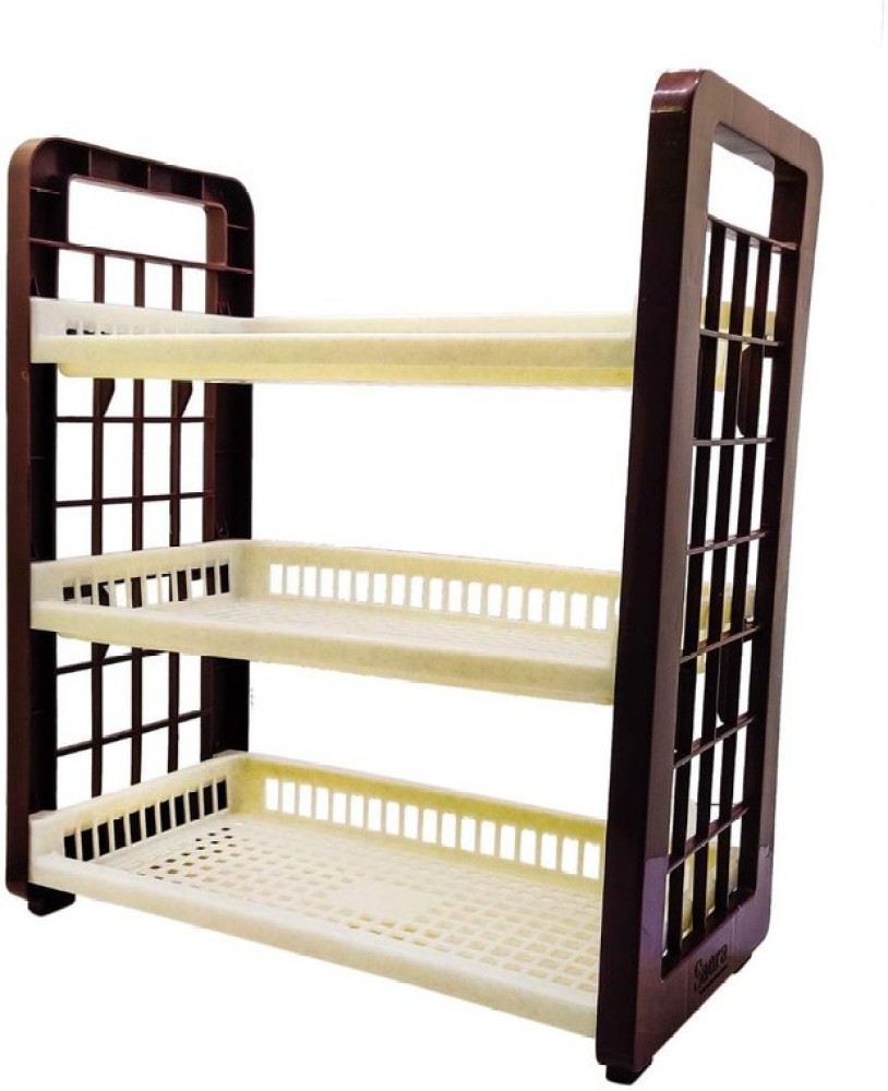 Buy Saura 3-Layer Multipurpose Utility Racks Kitchen Storage Easy