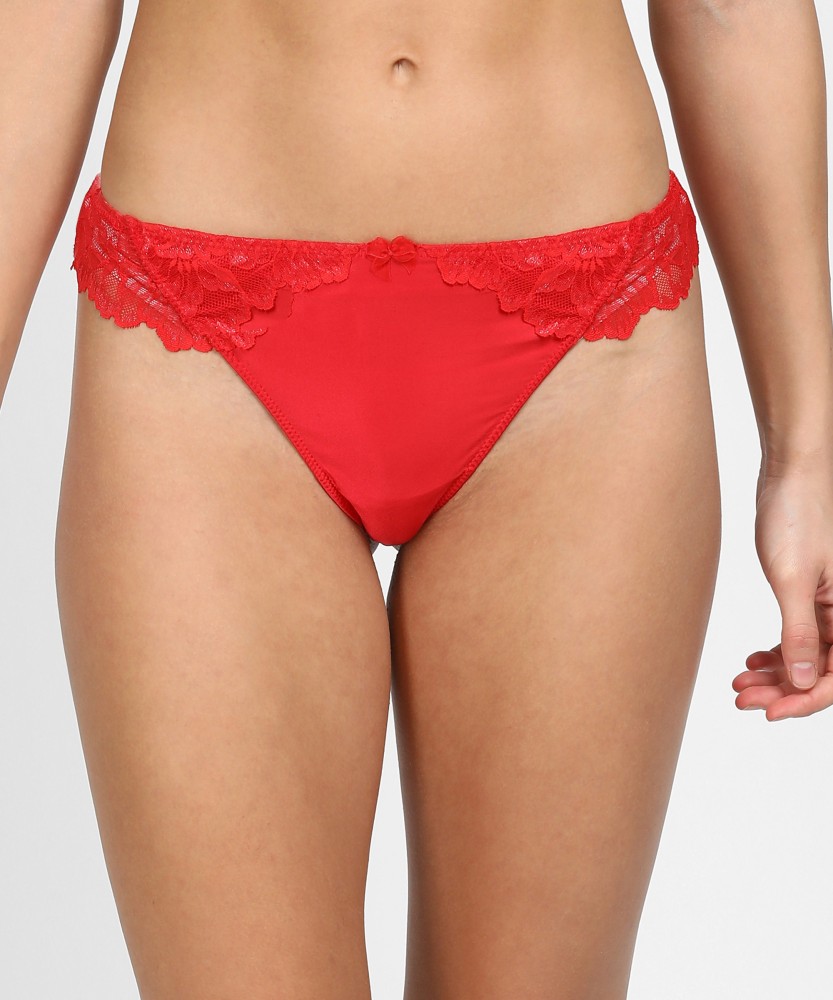 MARKS & SPENCER Women Thong Red Panty - Buy MARKS & SPENCER Women Thong Red  Panty Online at Best Prices in India