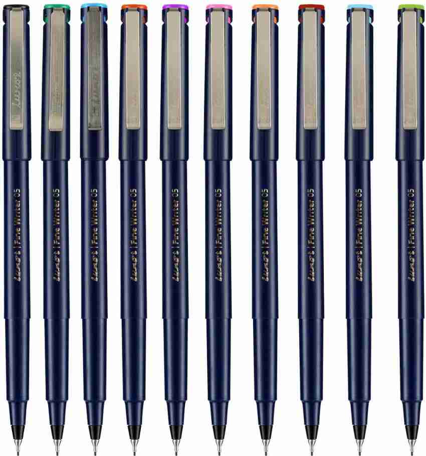 Buy Luxor Finewriter Colour Pen (Set of 10) online in India