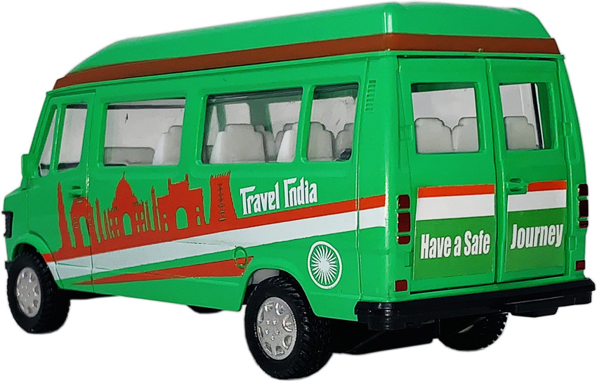 Giftary Plastic Made Tourist Van Toys For Kids Children Plastic