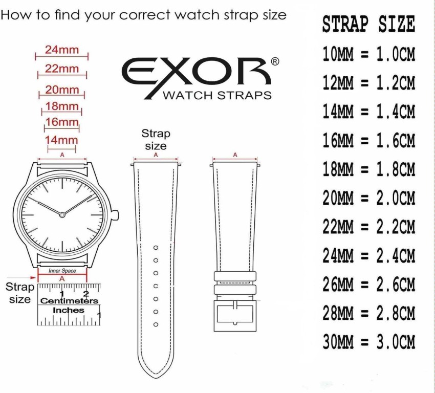 Exor Exquisite Tan Colour With Executive Finish Of 22 mm Genuine Leather  Watch Strap Price in India - Buy Exor Exquisite Tan Colour With Executive  Finish Of 22 mm Genuine Leather Watch