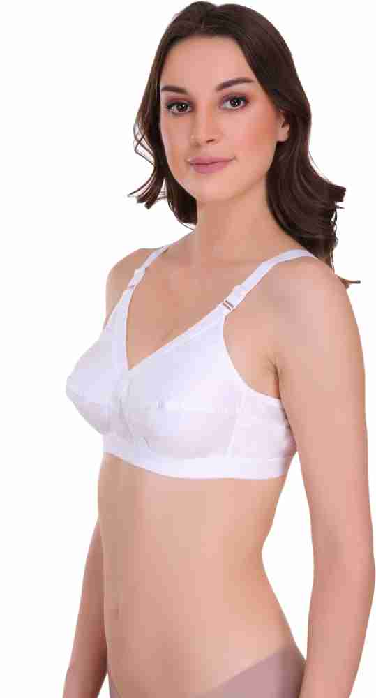 WOMENS COMFORT Silver line Women Full Coverage Non Padded Bra - Buy WOMENS  COMFORT Silver line Women Full Coverage Non Padded Bra Online at Best  Prices in India