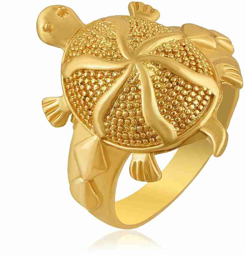 Ushop MERU RING Gold Plated Brass Vastu Fengshui Tortoise