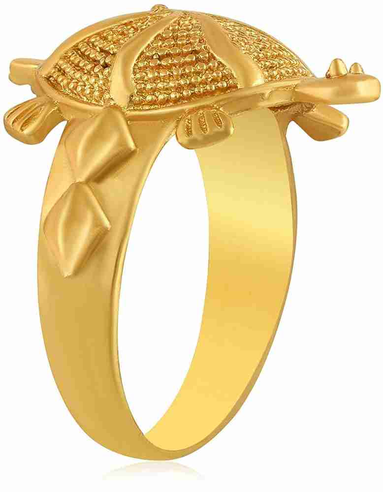 Ushop MERU RING Gold Plated Brass Vastu Fengshui Tortoise Design