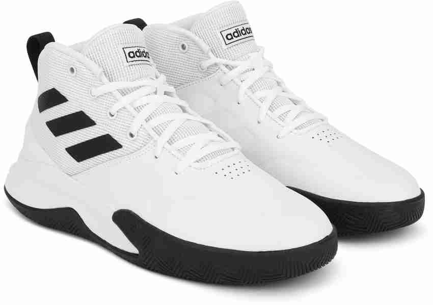 Adidas basketball deals white shoes