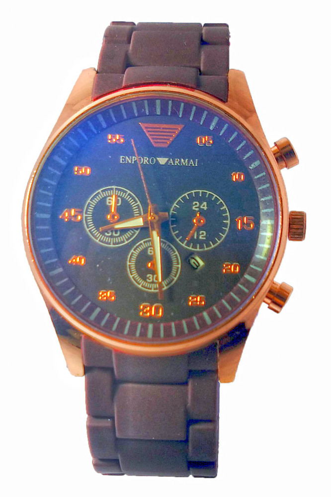 Enporo Armai Analog Watch For Men Buy Enporo Armai Analog Watch For Men ENPAR003 BROWN ROUND DIAL DATE PREMIUM WATCH Online at Best Prices in India Flipkart