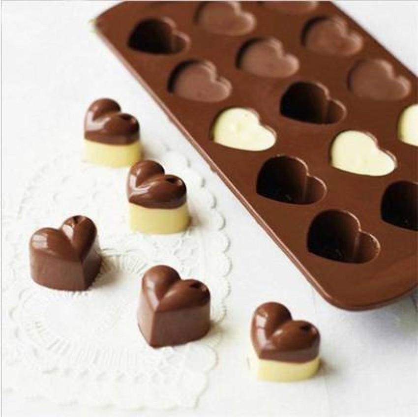 Heart Shape Silicone Molds, For Chocolate Mold at Rs 75/piece in Mumbai