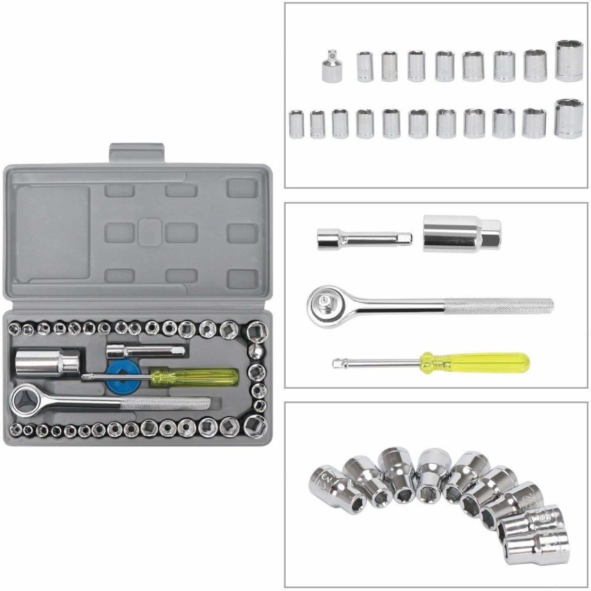 10mm Powerful Electric Drill Machine with 48in1 Wrench Spanner Set –  Shopper52
