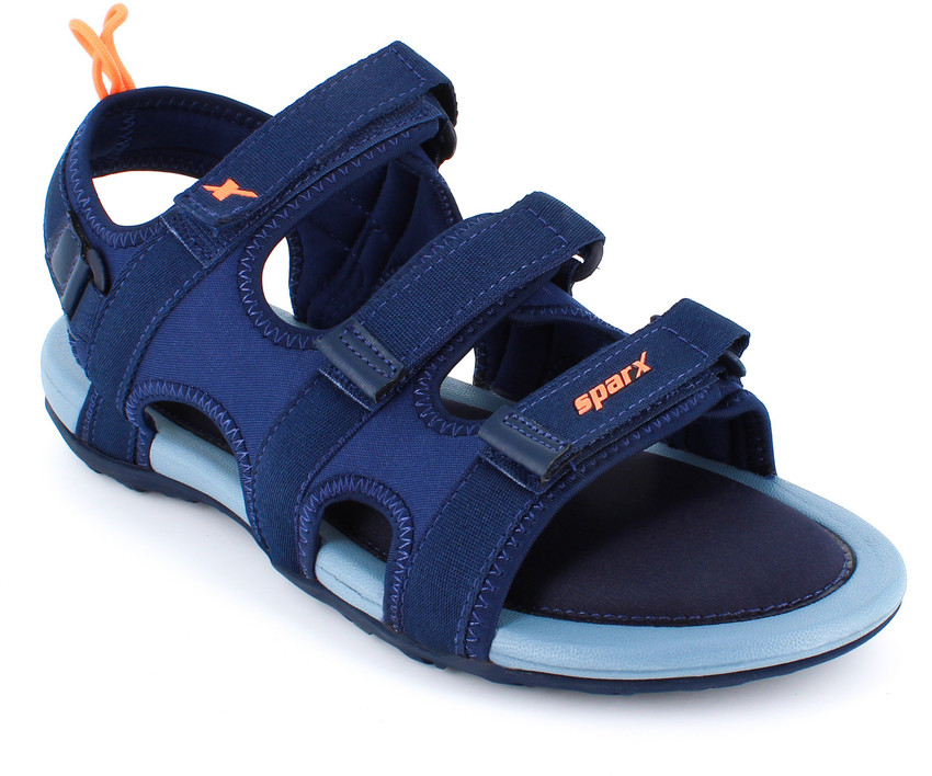 Sparx navy blue orange sandals clearance
