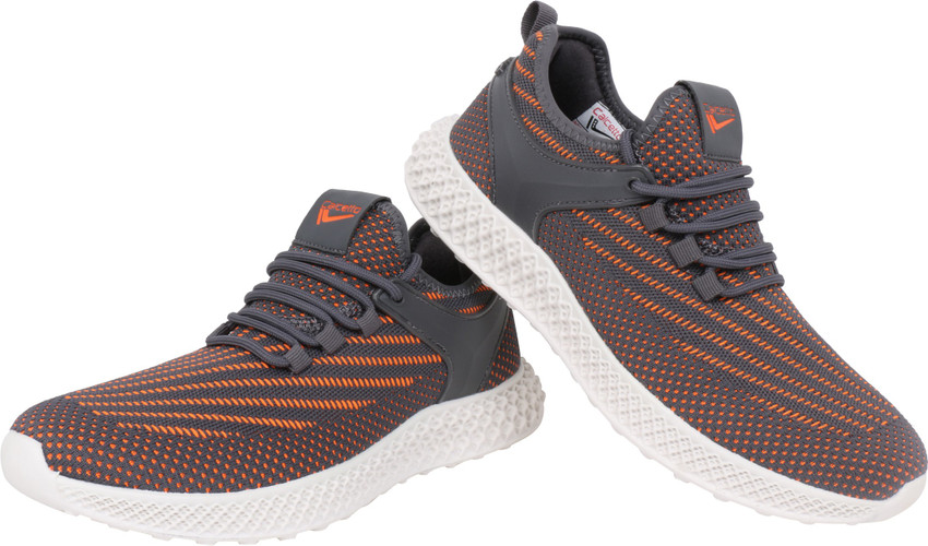 Calcetto shoes grey orange best sale