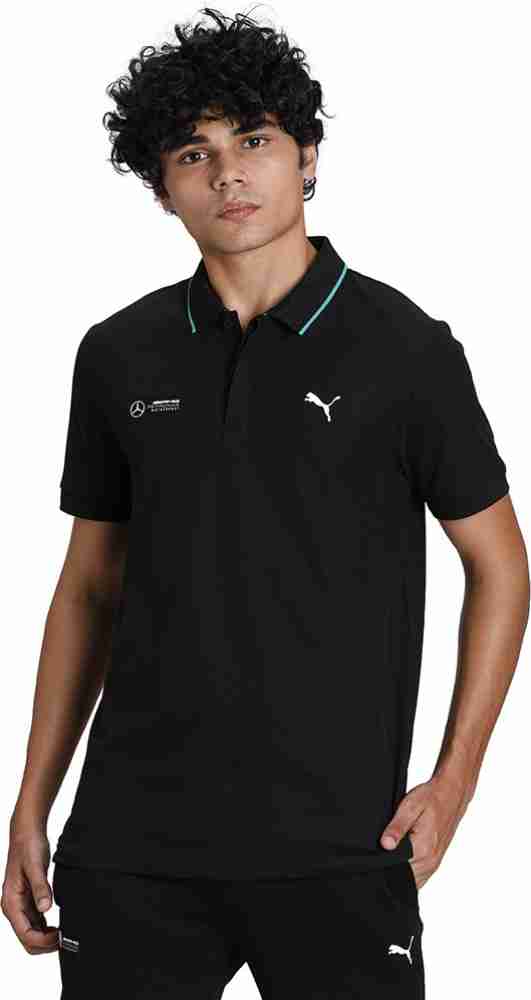 PUMA Solid Men Polo Neck Black T Shirt Buy PUMA Solid Men Polo Neck Black T Shirt Online at Best Prices in India Flipkart