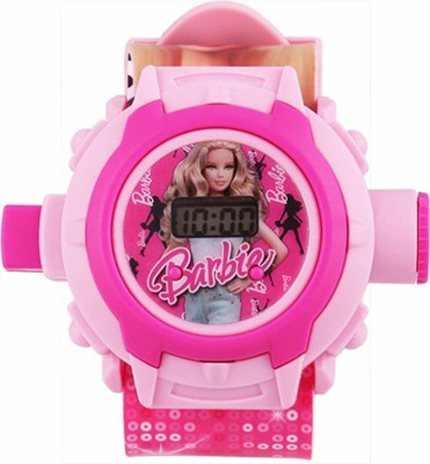 Pink on sale barbie watch