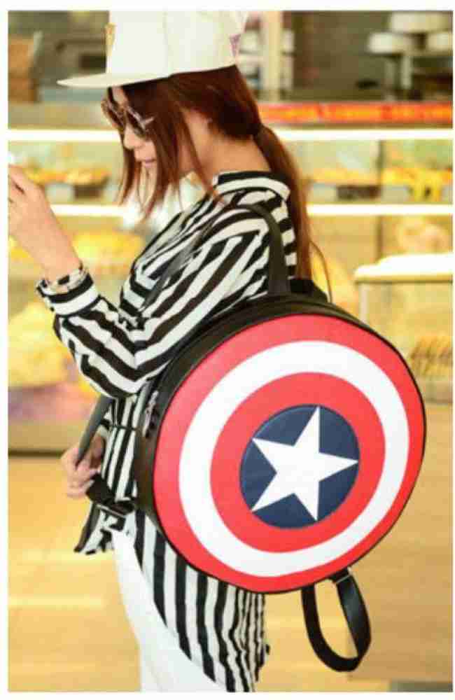 Flipkart DRIZZY Captain America Round Bag School Bag