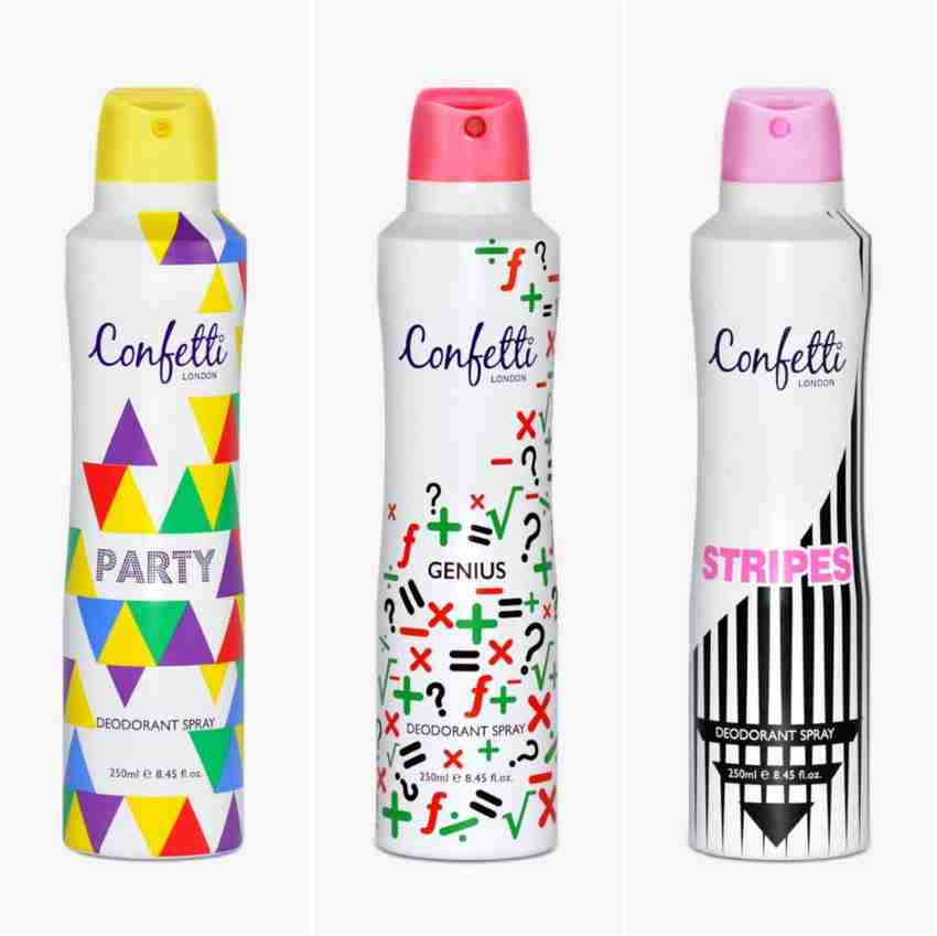Confetti shop body spray