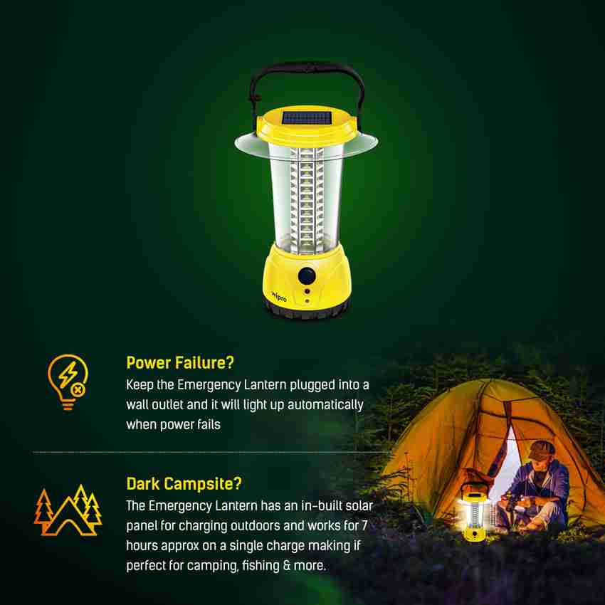 Wipro Coral Plus Rechargable Solar LED Lantern 20 hrs Lantern