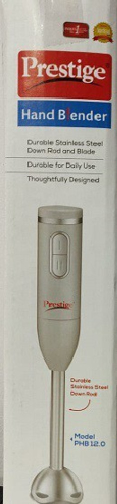 Prestige 300 W White Hand Blender Hand Blender Price in India Buy Prestige 300 W White Hand Blender Hand Blender Online at Flipkart