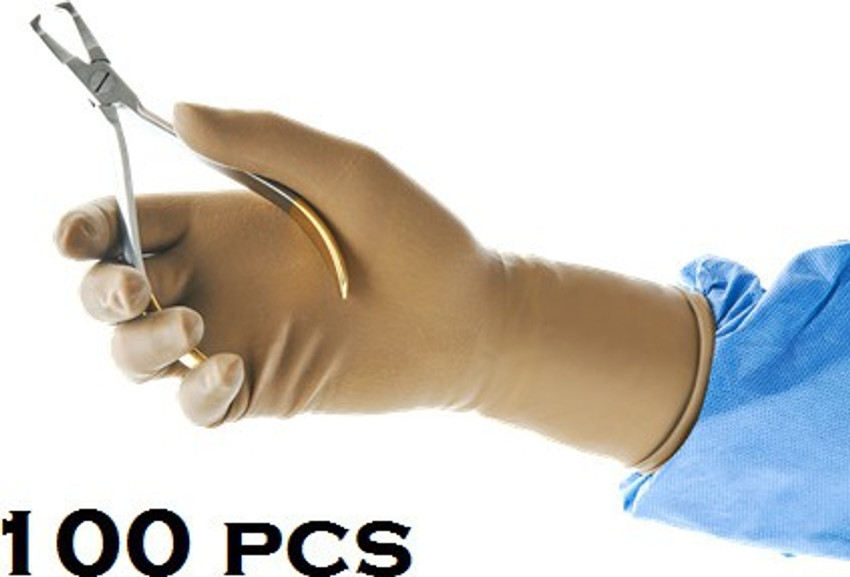 Brown on sale latex gloves