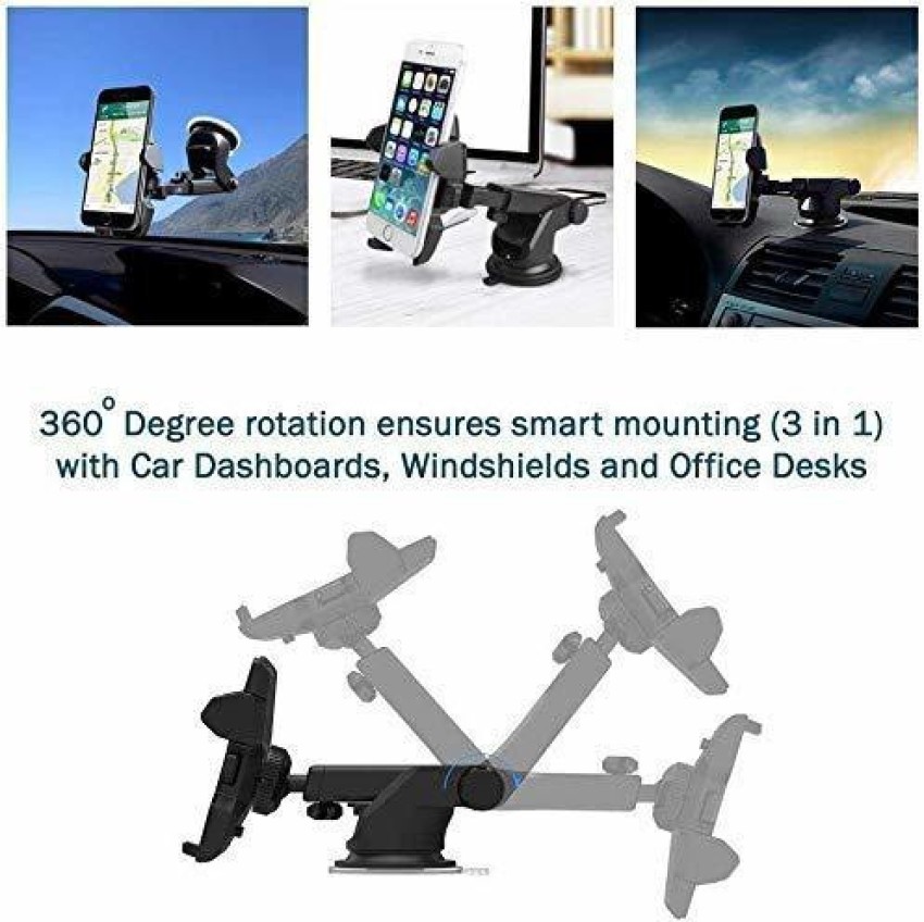 Magnetic Car Holder Dashboard Suction Cup Mount Stand for Cell Phone Pulse