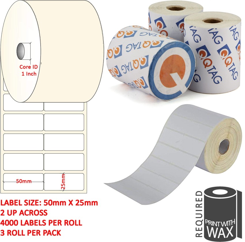 SELF ADHESIVE LABEL 25MM X 100MM - Big Stationery