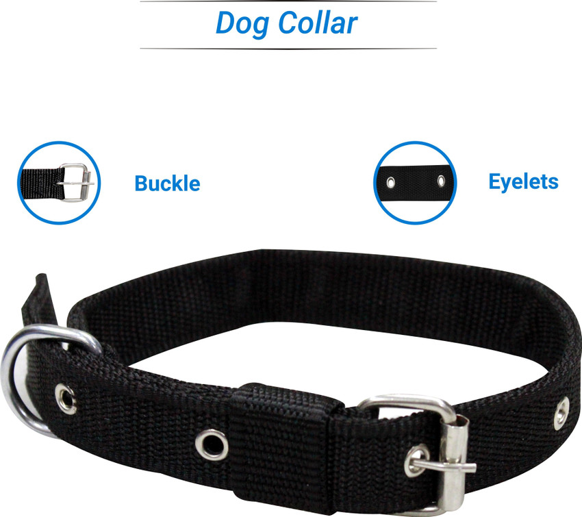 Flipkart SmartBuy Dog Belt Combo of 1 inch Black Collar with Black Dog Leash Adjustable Neck Size 37 49 cm Dog Collar Leash Price in India Buy Flipkart SmartBuy