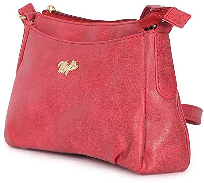 Nyls Red Sling Bag Classy Casual Latest Pu Leather Sling Bag Cross Body Bag for Office Party Red Red Price in India Flipkart