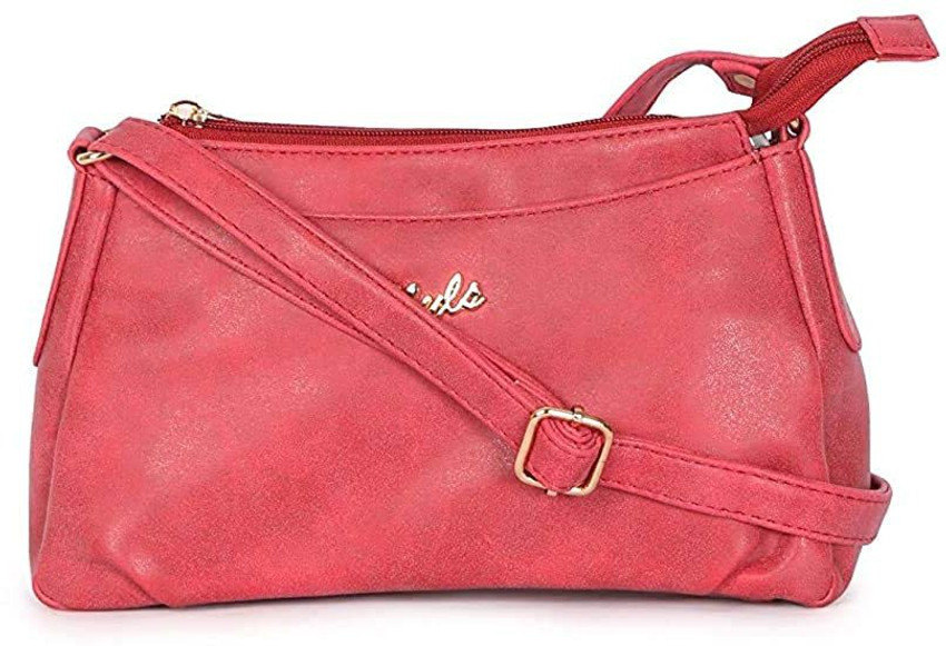 Nyls Red Sling Bag Classy Casual Latest Pu Leather Sling Bag Cross Body Bag for Office Party Red Red Price in India Flipkart