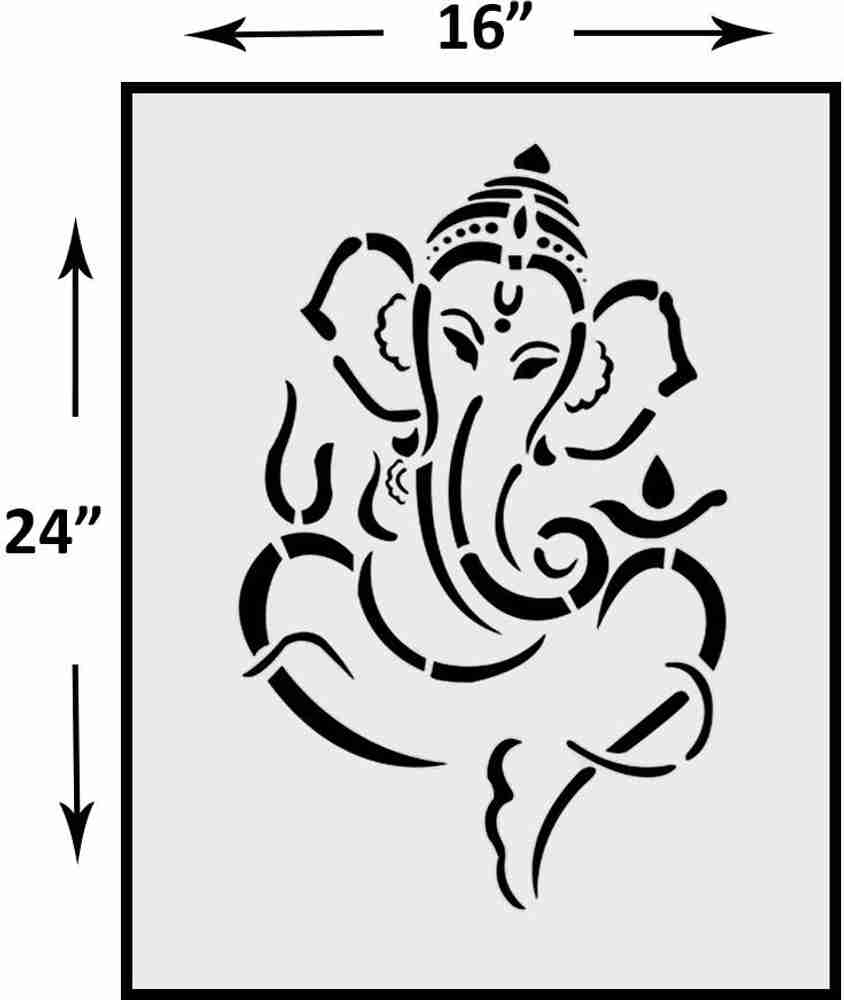 Stencil Designs Of Ganesha