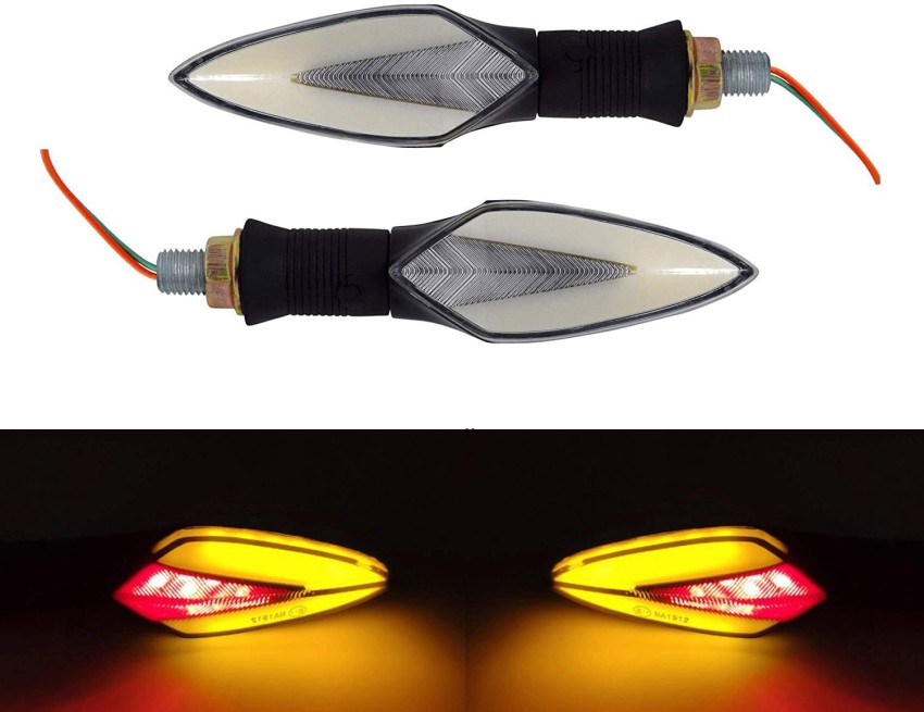 Motorcycle Front Rear Turn Signal Light Indicator Blinker Flasher