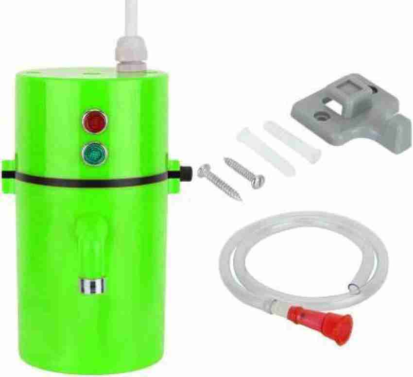 GRINISH 1L Instant Water Heater Geyser,Portable Geyser Heater Tap Storage  Mini Small Box Gijar Hot Water Electric Shockproof Body For