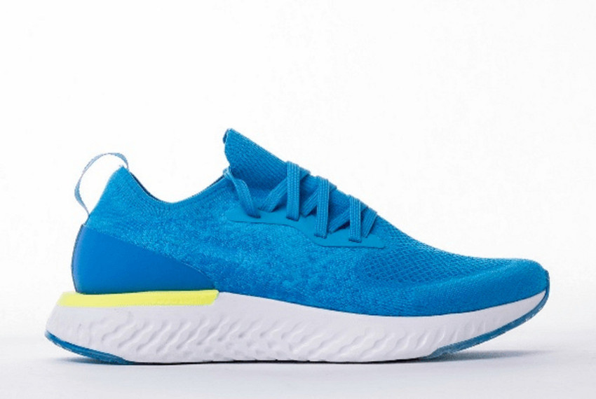 nike epic react flyknit sky blue