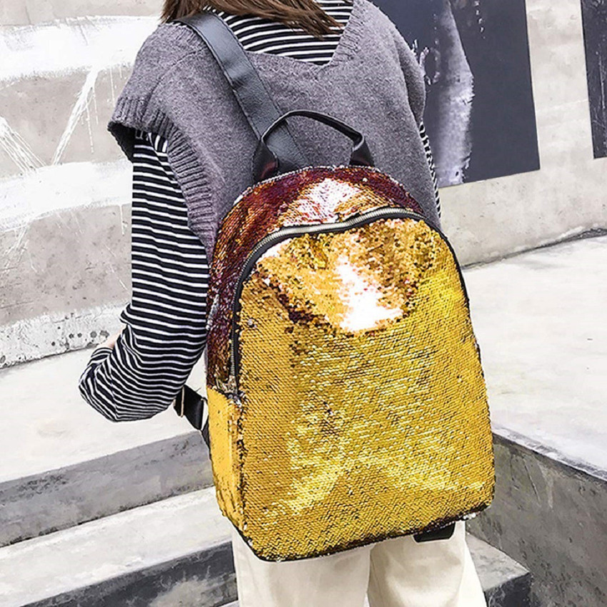 Girls outlet gold backpack