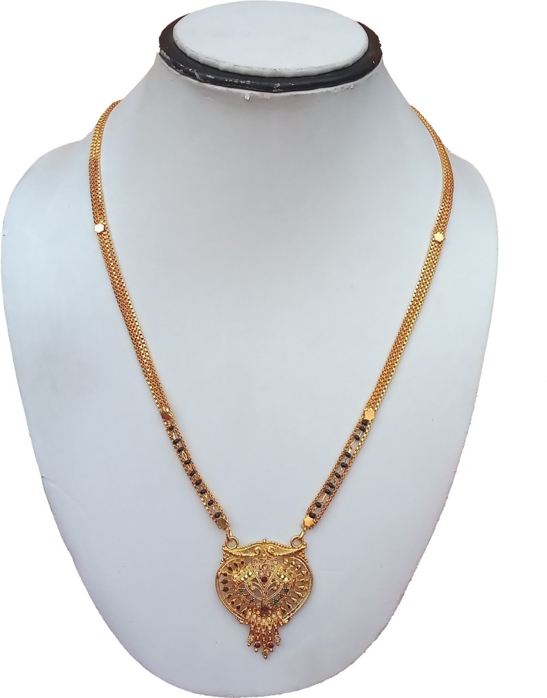 Gold plated store mangalsutra flipkart