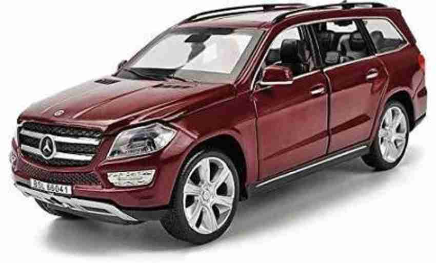 KGINT 1 32 Diecast Alloy Car Model Benz Gl450 Six Doors Can Be Opened Sound and Light Pull Back Function Kids Toys Gift for Children RED Maroon Pack of 1 1